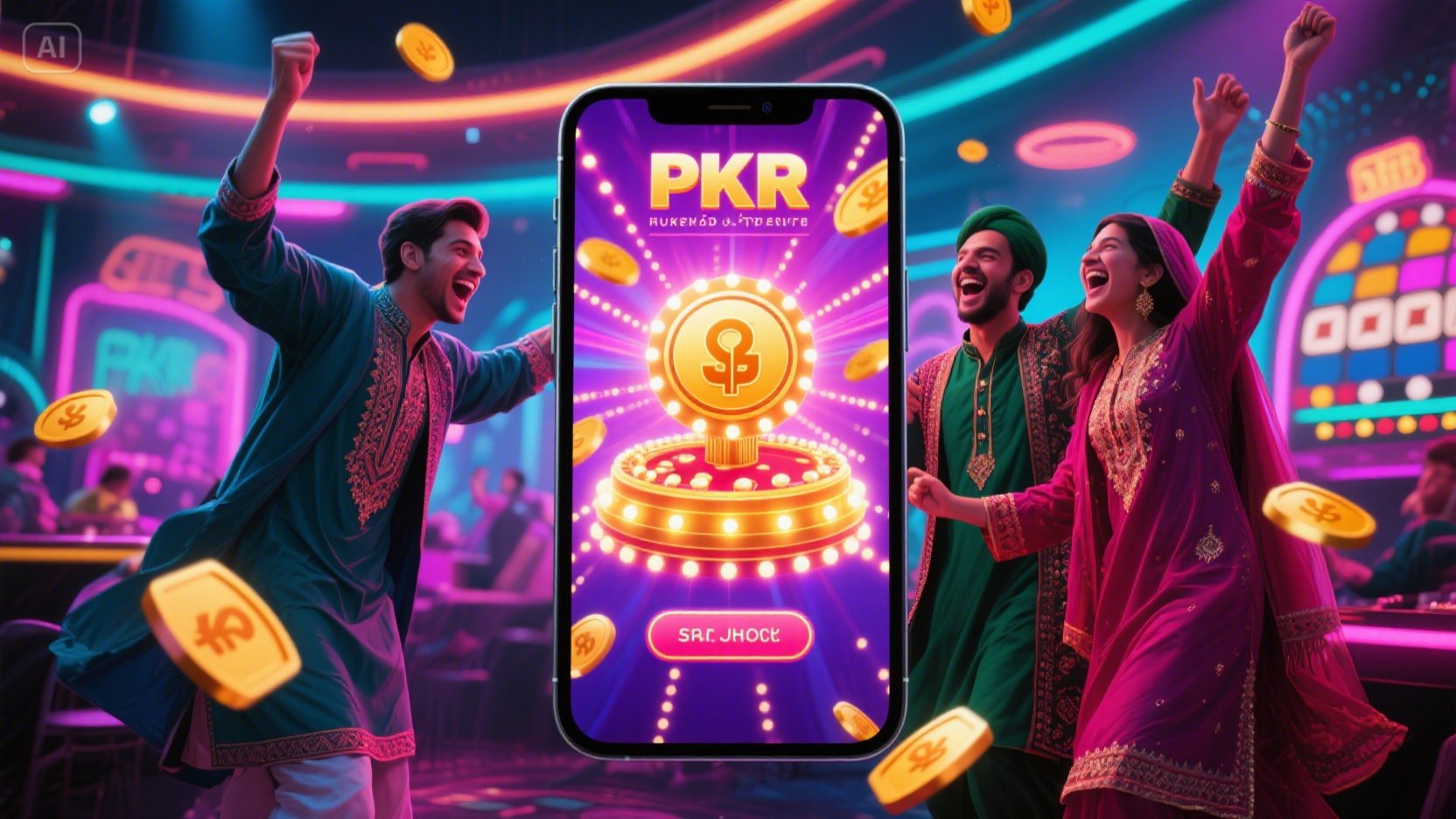 LuckyPariPlay smart, win big — get 200% back on your first deposit today! Pakistani users can recharge easily and enjoy non-stop slot action all night long.