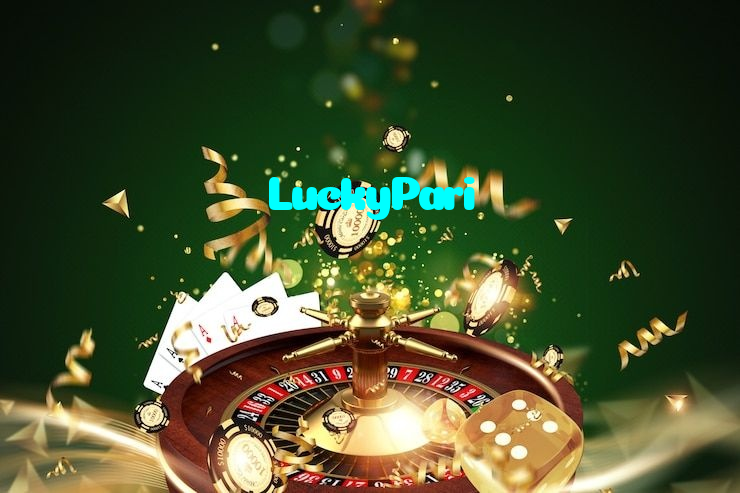 LuckyPari casino presented on mobile device in Pakistan with slots and live games